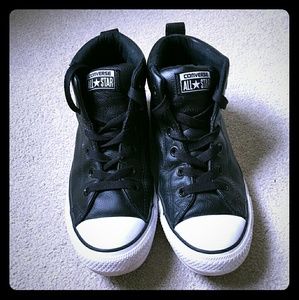 Converse Leather High Tops